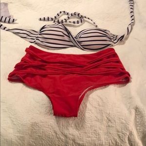 Large two piece swimsuit